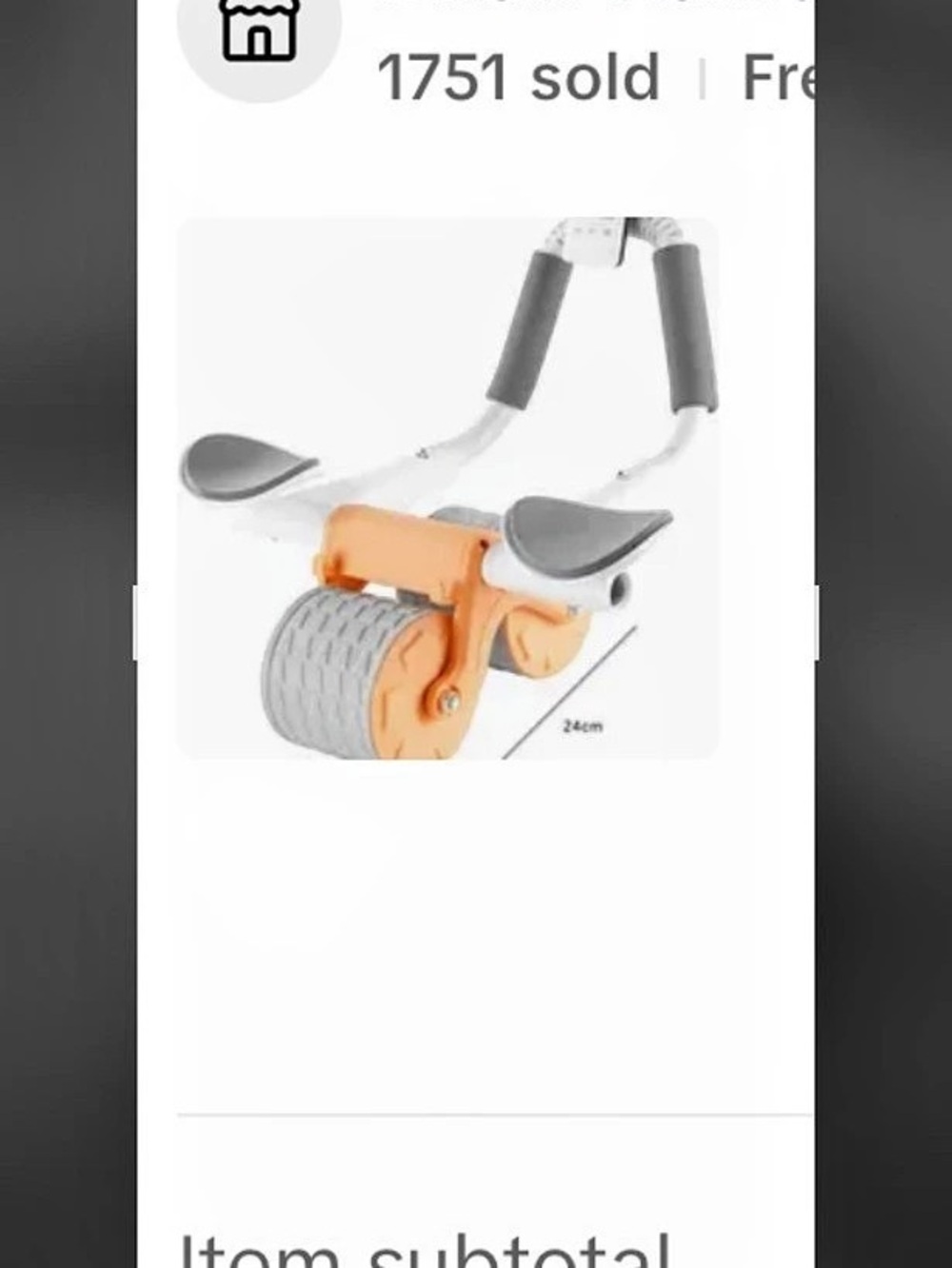 Kitchen Tool in Orange & Gray Like New